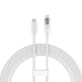 Baseus CATS010302 Lightning - USB-C cable 20W 480Mb/s 2m - white - Cell phone cables<<<HurtelXML