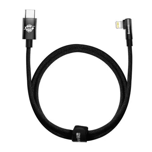 Baseus CAVP000201 angled Lightning - USB-C cable 20W 480Mb/s 1m - black - Type-C