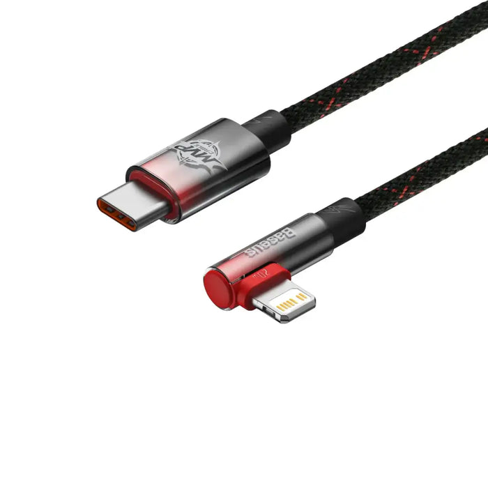 Baseus CAVP000220 angled Lightning - USB-C PD cable 20W 480Mb/s 1m - red - Cell phone cables<<<HurtelXML