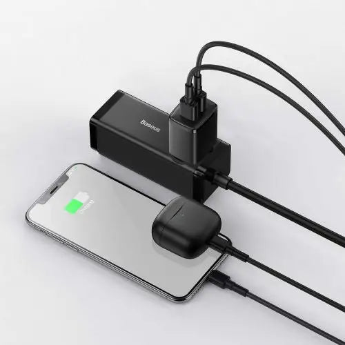 Baseus Compact Quick Charger 2x USB 10.5W (black) - mains chargers<<<Chargers<<<GSM Accessories<<<InnproXML&&&Cell