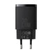 Baseus Compact Quick Charger USB USB-C 20W (black) - Car charger<<<Основна<<<DunaXML&&&Car