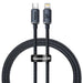 Baseus Crystal cable USB-C to Lightning 20W PD 1.2m (black) - USB-C to Lightning<<<USB cables<<<GSM