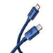 Baseus Crystal Shine cable USB-C to USB-C 100W 2m (blue) - USB-C to USB-C<<<USB cables<<<GSM
