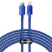 Baseus Crystal Shine cable USB-C to Lightning 20W PD 2m (blue) - USB-C to Lightning<<<USB cables<<<GSM