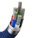 Baseus Crystal Shine cable USB-C to Lightning 20W PD 2m (blue) - Lightning