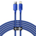 Baseus Crystal Shine cable USB-C to Lightning 20W PD 2m (blue) - USB-C to Lightning<<<USB cables<<<GSM