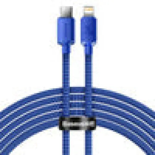 Baseus Crystal Shine cable USB-C to Lightning 20W PD 2m (blue) - USB-C to Lightning<<<USB cables<<<GSM