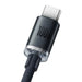 Baseus Crystal Shine cable USB to USB-C 100W 1.2m (black) - USB to USB-C<<<USB cables<<<GSM