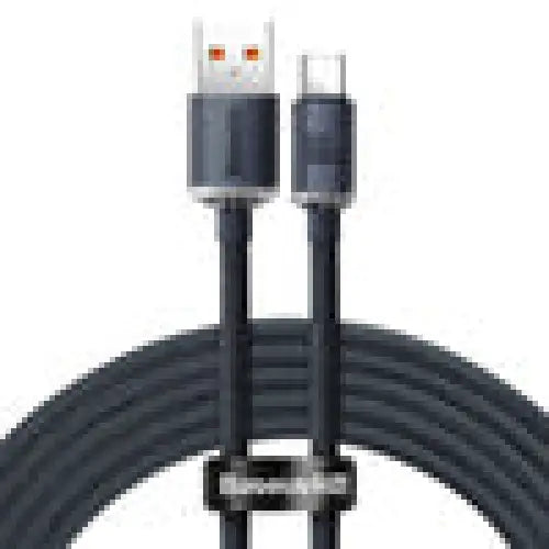 Baseus Crystal Shine cable USB to USB-C 100W 1.2m (black) - USB to USB-C<<<USB cables<<<GSM
