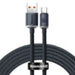 Baseus Crystal Shine cable USB to USB-C 100W 1.2m (black) - USB to USB-C<<<USB cables<<<GSM
