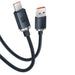 Baseus Crystal Shine cable USB to USB-C 100W 2m (purple) - USB to USB-C<<<USB cables<<<GSM