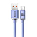 Baseus Crystal Shine cable USB to USB-C 100W 2m (purple) - USB to USB-C<<<USB cables<<<GSM