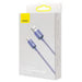 Baseus Crystal Shine cable USB to Lightning 2.4A 1.2m (purple) - USB to Lightning<<<USB cables<<<GSM