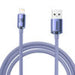 Baseus Crystal Shine cable USB to Lightning 2.4A 2m (purple) - USB to Lightning<<<USB cables<<<GSM