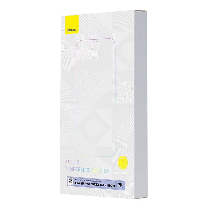 Baseus Crystal Tempered Glass 0.3mm for iPhone 14 Pro (2pcs) - For smartphones<<<Tempered glass and screen