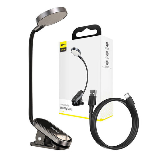 Baseus (DGRAD-0G) Comfort Reading Mini Clip Lamp (dark gray) - Lighting<<<IT Accessories<<<InnproXML&&&Table