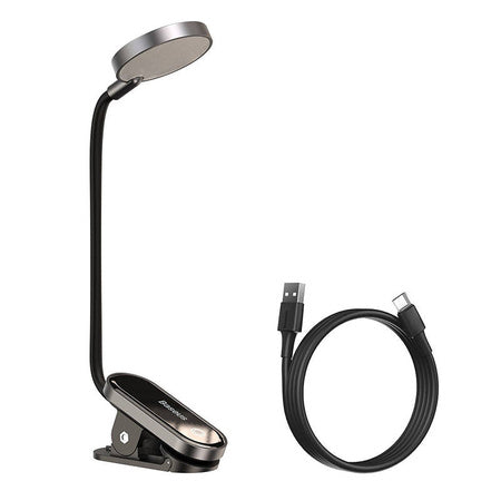Baseus (DGRAD-0G) Comfort Reading Mini Clip Lamp (dark gray) - Lighting<<<IT Accessories<<<InnproXML&&&Table