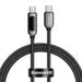 Baseus Display Cable USB-C to Type-C 100W 1m (black) - USB-C to USB-C<<<USB cables<<<GSM Accessories<<<InnproXML&&&Cell
