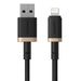 Baseus Dura Type A to IP 2.4A 2 m fast charging cable Black Gold - USB cablesAKG-KAB<<<GSM accessoriesAKG<<<ActionPL