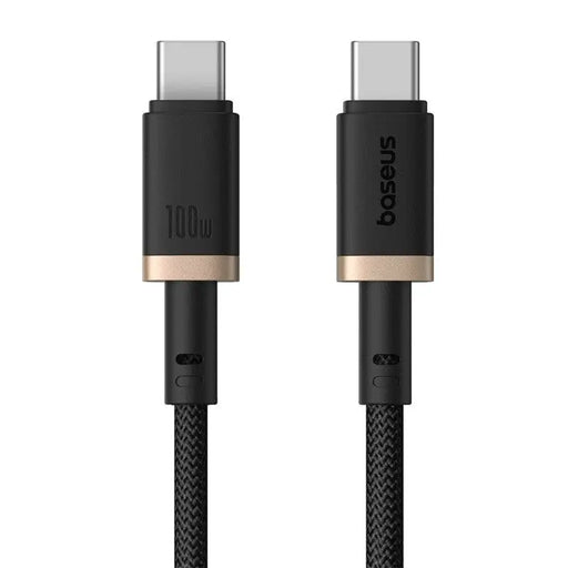 Baseus Dura Type C to Type C 100 W fast charging cable 1 m Black Gold - USB cablesAKG-KAB<<<GSM