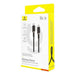 Baseus Dura Type C to Type C 100 W fast charging cable 1 m Black Gold - USB cablesAKG-KAB<<<GSM