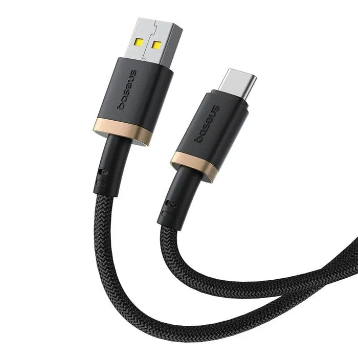 Baseus Dura USB Type A to Type C 60 W fast charging cable 2 m Black Gold - USB cablesAKG-KAB<<<GSM