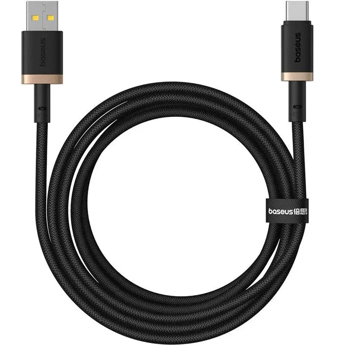 Baseus Dura USB Type A to Type C 60 W fast charging cable 2 m Black Gold - USB cablesAKG-KAB<<<GSM