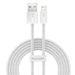 Baseus Dynamic cable USB to Lightning 2.4A 2m (White) - USB to Lightning<<<USB cables<<<GSM Accessories<<<InnproXML