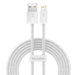 Baseus Dynamic cable USB to Lightning 2.4A 2m (White) - USB to Lightning<<<USB cables<<<GSM Accessories<<<InnproXML