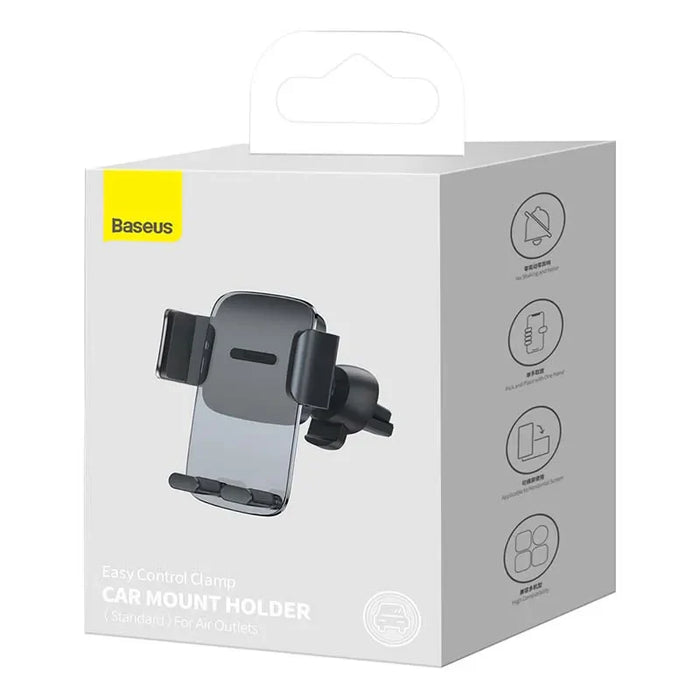 Baseus Easy Control Clamp car holder for grid (black) - Phone holders<<<Car accessories<<<InnproXML&&&Cell phone