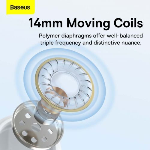 Baseus Encok C17 Earphones (white) - Audio<<<Основна<<<DunaXML&&&Wired<<<Headphones<<<Audio<<<InnproXML&&&Headphones