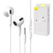 Baseus Encok H17 Earphones (white) - Wired<<<Headphones<<<Audio<<<InnproXML&&&Headphones