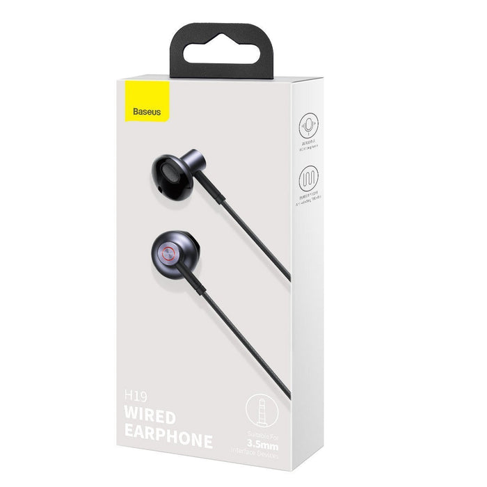Baseus Encok H19 earphones - black - Wired<<<Headphones<<<Audio<<<InnproXML