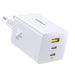 Baseus EnerFill FE11 2 x USB-C / USB-A 100W Wall Charger - White - Cell phone USB charger<<<HurtelXML