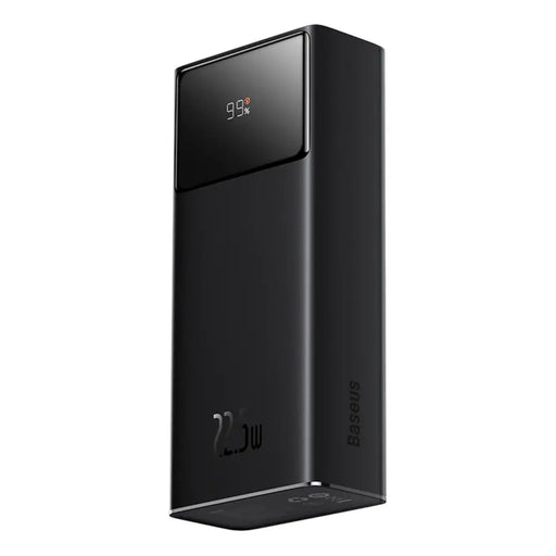 Baseus EnerFill FP41 30000mAh 22.5W Power Bank with Baseus Simple USB-A - USB-C 3A 30cm Cable - Black