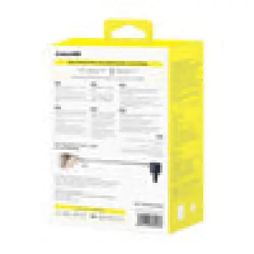 Baseus Enjoyment Max car charger with USB-C + Lightning cables and USB-A + USB-C ports 90W Black - Car