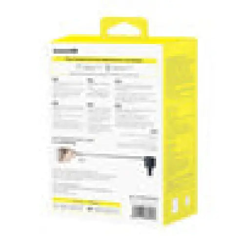 Baseus Enjoyment Max car charger with USB-C + USB-C cables and USB-A + USB-C ports 90W Black - Car