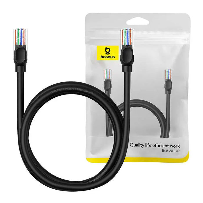 Baseus Ethernet CAT5 1,5m network cable (black) - Network cables<<<Cables<<<IT Accessories<<<InnproXML&&&Kable