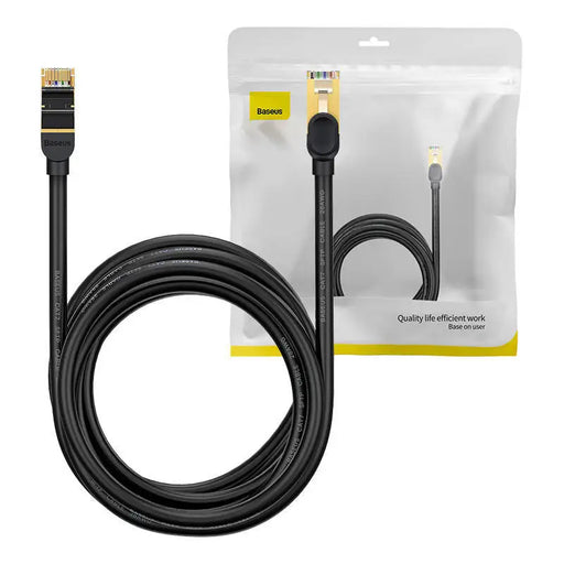 Baseus Ethernet RJ45 10Gbps 8m network cable (black) - Network cables<<<Cables<<<IT Accessories<<<InnproXML&&&Kable