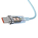 Baseus Explorer 100W USB-C - USB-C Cable with Intelligent Temperature Sensor 2m - Blue - Cell phone cables<<<HurtelXML