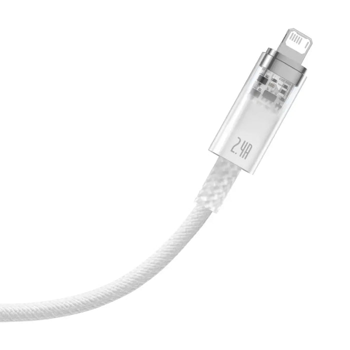 Baseus Explorer Series cable USB - Lightning 2.4A 2 m white (CATS010102) - Cell phone cables<<<HurtelXML