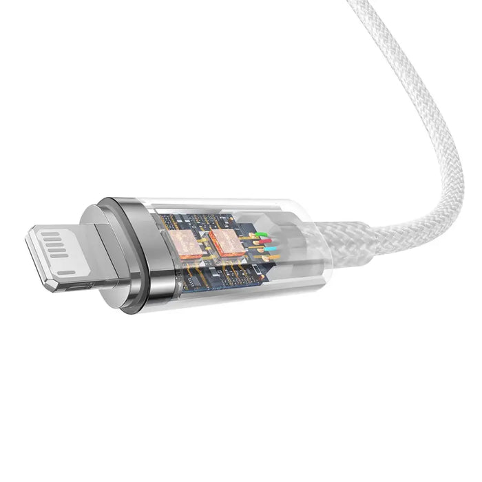 Baseus Explorer Series cable USB - Lightning 2.4A 2 m white (CATS010102) - Cell phone cables<<<HurtelXML