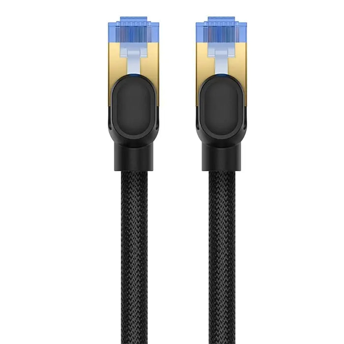 Baseus fast internet cable RJ45 cat.7 10Gbps 0.5m braided black - Network cables<<<HurtelXML