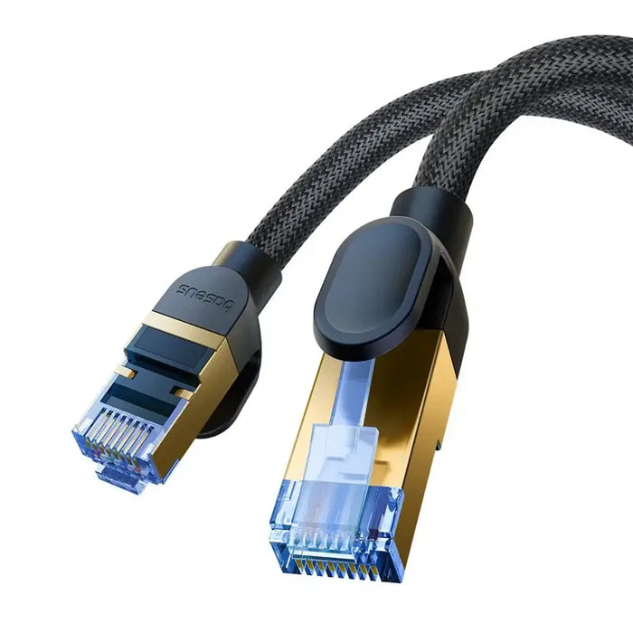 Baseus fast internet cable RJ45 cat.7 10Gbps 1m braided black - Network cables<<<HurtelXML&&&Network