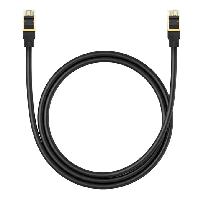 Baseus fast network cable RJ-45 cat.8 40Gbps 1m round - black - Network cables<<<HurtelXML