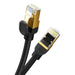 Baseus fast network cable RJ-45 cat.8 40Gbps 1m round - black - Network cables<<<HurtelXML
