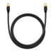 Baseus fast network cable RJ-45 cat.8 40Gbps 1m round - black - Network cables<<<HurtelXML