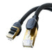 Baseus fast network cable RJ-45 cat.8 40Gbps 1m round - black - Network cables<<<HurtelXML