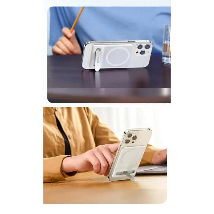 Baseus folding stand with magnetic holder white (LUXZ010002)