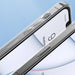 Baseus Frosted Glass Case Cover for iPhone 13 Pro Max Hard Cover with Gel Frame Transparent (ARWS000802) - Cell phone